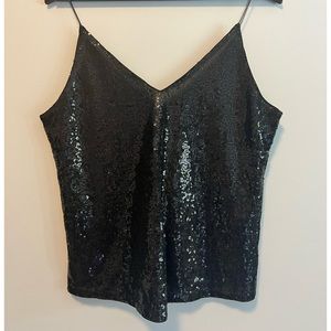 Sequin black camisole. Super cute new